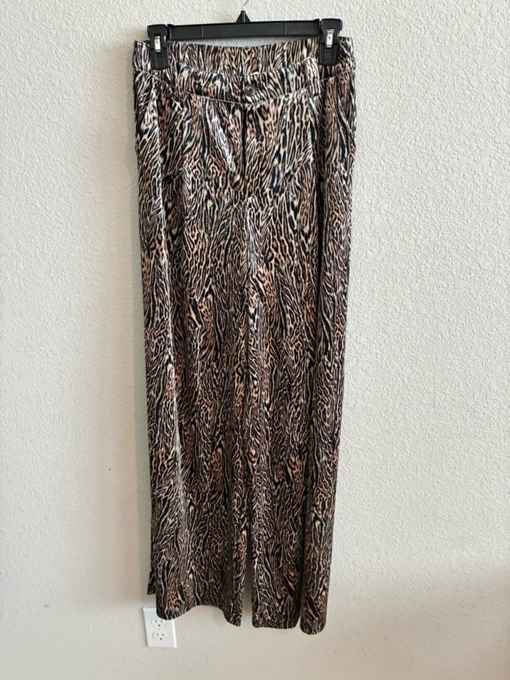 Molly Bracken Brown Animal-Print Maxi Skirt